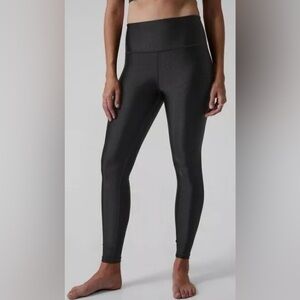 Athleta Elation Shine Tight, Black, sz S